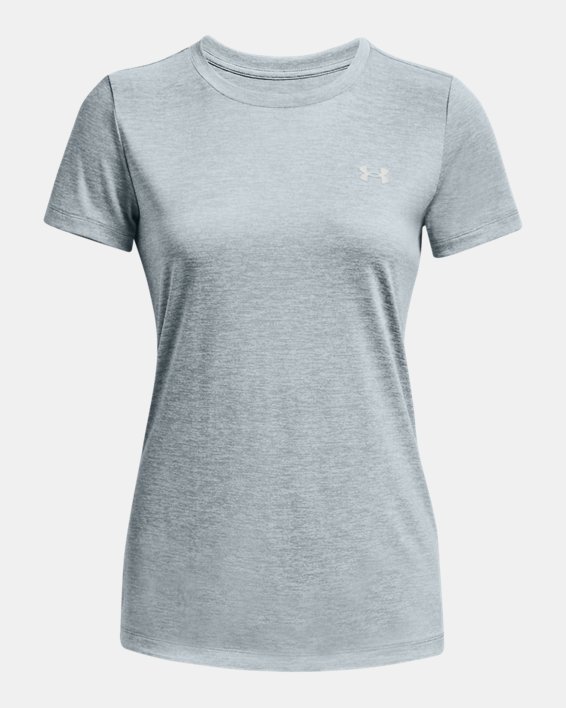 Women's UA Tech™ Twist T-Shirt in Blue image number 4